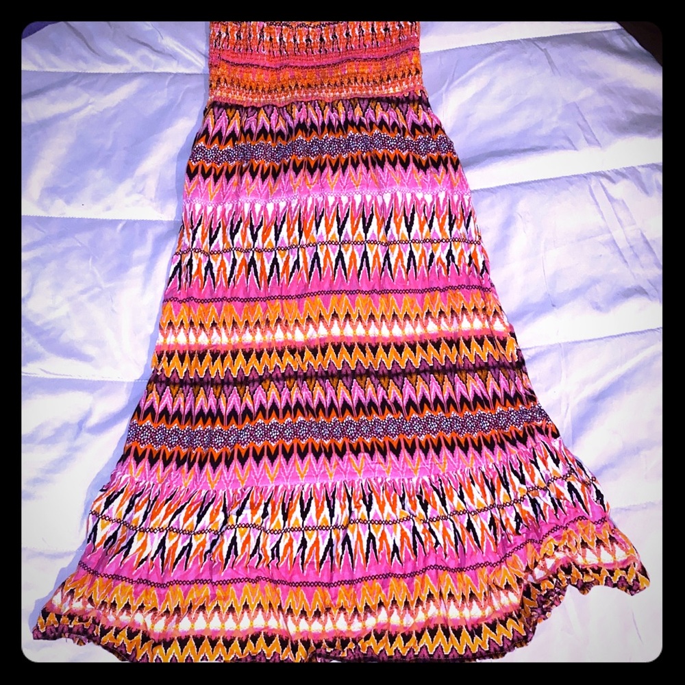Girls Sz 6 Boho Maxi Dress